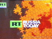 Заставка нового российского телеканала "Russia Today"