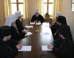 Заседание Синода Украинской Православной Церкви