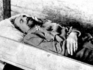 Генерал-лейтенант В.О.Каппель в гробу. 1920 г.