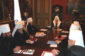 Заседание Св. Синода Русской Православной Церкви, 19 июля 2006 г., фото Седмицы.Ru