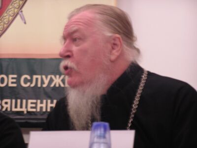 Протоиерей Димитрий Смирнов на пресс-конференции по перезахоронению Каппеля