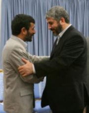 Махмуд Ахмадинежад и Халед Машааль