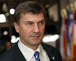 Премьер-министр Эстонии Андрус Ансип