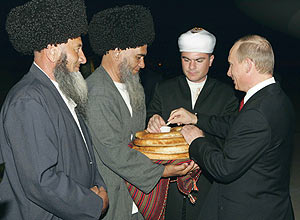 Владимир Путин в Туркмении