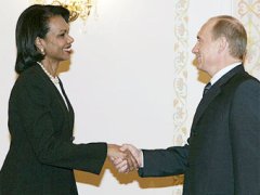 Встреча К.Райс и В.Путина