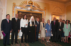 На встрече Патриарха Алексия II с президентом Греции