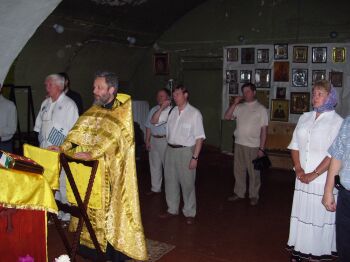 Молебен в храме Иоанна Предтечи на Подворье в Сокольниках перед заседанием Штаба по ОПК (14.06.2007)