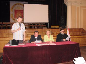 Президиум конференции "Святой праведный Иоанн Кронштадтский и будущее России" (Кронштадт, 12 июля 2007)