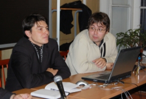 Александр Сотниченко и Гумер Исаев (заседание СППФ 18.10.2007)
