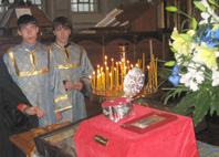 Св. мощи преподобномучениц в Свято-Покровском монастыре Харькова