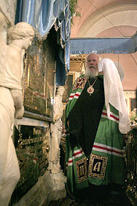 В храме иконы Божией Матери "Всех скорбящих Радость" на Большой Ордынке в Москве