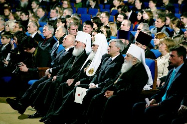 В зале заседания XII Всемирного Русского Народного Собора