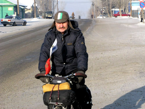 В.В. Черников. Участок пробега в Куйтуне