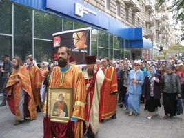Крестный ход против абортов в Волгограде