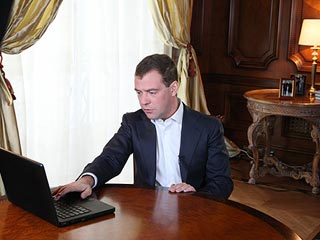 Дмитрий Медведев (кадр из выступления, размещенного на сайт Президента России)