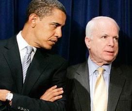 Барак Обама и Джон Маккейн (фото Рейтар)
