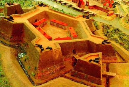 Макет крепости Ниеншанц