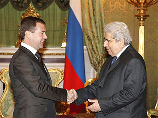 Встреча Дмитрия Медведева с Димитрисом Христофиасом