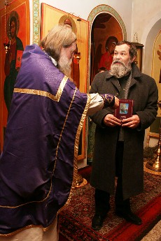игумен Евстафий и Николай Коняев