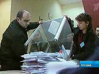 Подсчет голосов на президентских выборах в Грузии в 2008 г.