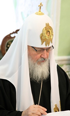 Святейший Патриарх Кирилл (Фото с сайта <a class="ablack" href="http://www.patriarchia.ru/">Патриархия.Ru</a>)