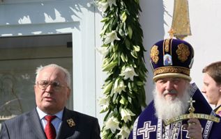 Виктор Садовничий и Патриарх Кирилл (фото с сайта *Татьянин день*)