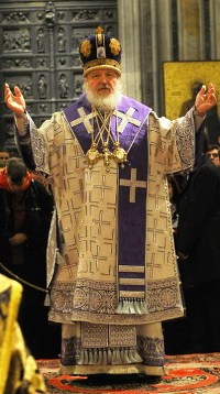 Патриарх Кирилл в Исаакиевском соборе (фото Патриархия.ru)