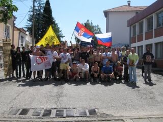 Участники "Видовданского марша 2009"