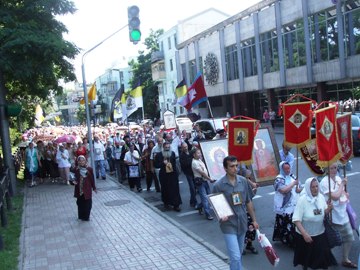 Крестный ход в Киеве (17.07.2009)