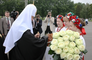 Встреча Святейшего Патриарха Кирилла в Киеве (фото Патриархия.Ру))