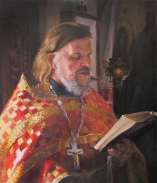 Портрет священника (худ. Игорь Родионов)