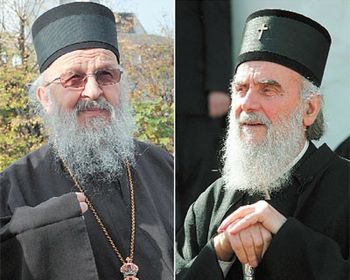 Епископ Артемий и Патриарх Ириней