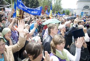 Собрание верующих в Кишинёве 8 мая 2010 г.