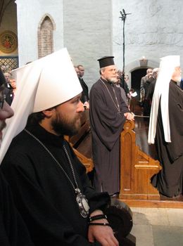 Митрополит Иларион принял участие в настоловании лютеранского архиепископа