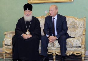 Святейший Патриарх Кирилл и Владимир Путин