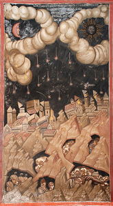 Апокалипсис. Фреска монастыря Дионисиат.