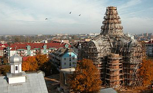 Строительство храма вмч.Георгия в Белостоке