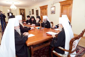 Заседание Св. Синода УПЦ (фото – официальный сайт УПЦ МП)