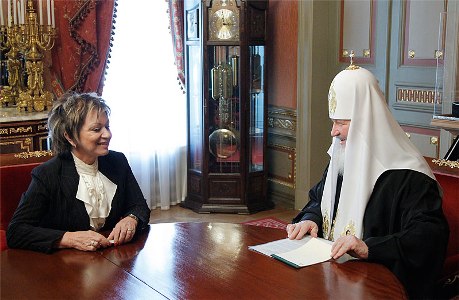Встреча Патриарха Кирилла с послом Израиля Дорит Голендер