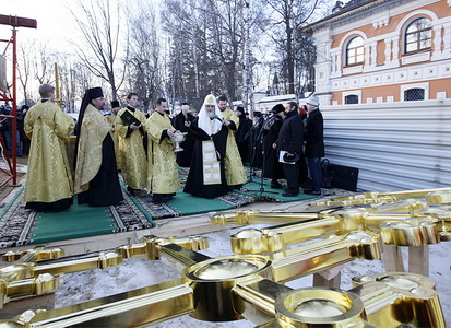 Чин освящения крестов и колоколов для строящегося храма в честь св.бл.князя Игоря Черниговского