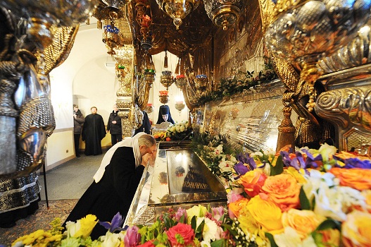 Патриарх Кирилл в Покровском ставропигиальном монастыре