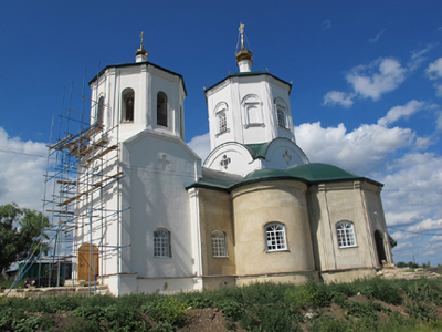 Сергиевский храм в Липовке Липецкой енархии