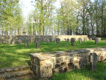 Мемориальное кладбище Первой мировой войны. Вальдаукадель.