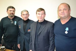 Олег Кассин, Юрий Яковлев, Валерий Шмаков и Владимир Балахонов