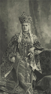 Великая княгиня Мария Павловна на костюмированном балу в Зимнем дворце