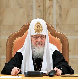 Патриарх Кирилл на Епархиальном собрании Москвы