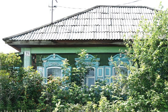 Дом А. Коростякова в Орловке в котором в январе 1920 г. останавливался генерал В.О. Каппель. Фото Г.В. Листвина, 2012 г.