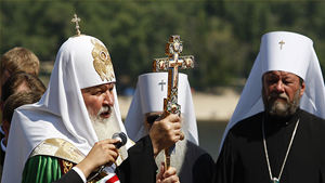 Патриарх Кирилл на праздновании Дня Крещения Руси в Киеве