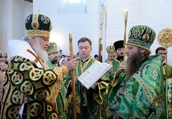Патриарх Кирилл на Соловках 2012 г