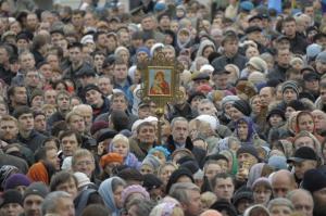 Крестный ход в Петербурге 4.11.2012